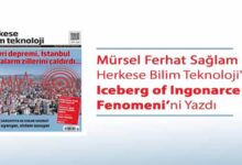 Mürsel Ferhat Sağlam Herkese Bilim Teknoloji’de “Iceberg of Ingonarce Fenomeni”ni Yazdı