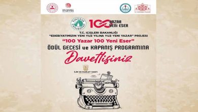 Türk Edebiyatının Yeni Yüzyılına Güçlü Katkı: “100 Yazar 100 Yeni Eser” Projesi Ödül Gecesi