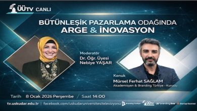Üsküdar Üniversitesi Tv'nin Bu Haftaki Konuğu Mürsel Ferhat Sağlam Oluyor