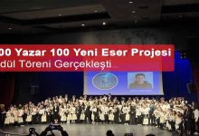 100 Yazar 100 Yeni Eser Projesi Ödül Töreni Gerçekleşti