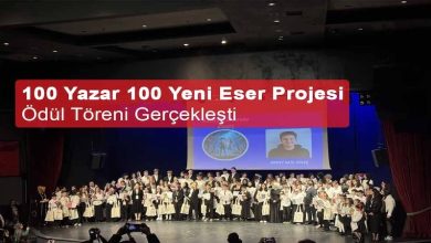 100 Yazar 100 Yeni Eser Projesi Ödül Töreni Gerçekleşti