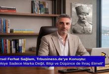 Mürsel Ferhat Sağlam, Trbusiness.de’ye Konuştu: “Türkiye Sadece Marka Değil, Bilgi ve Düşünce de İhraç Etmeli”