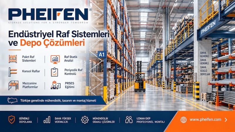 İstanbul ve Türkiye Genelinde Raf Güvenliği: PHEIFEN ile Profesyonel Raf Periyodik Kontrol Hizmetleri